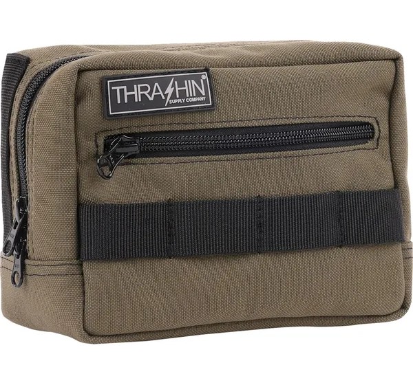 THRASHIN SUPPLY CO. Lenkertaschen - BAG HANDLEBAR TSC GREEN