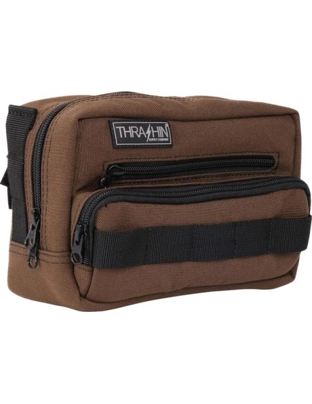 THRASHIN SUPPLY CO. Lenkertaschen - BAG HANDLEBAR TSC PLUS BROWN