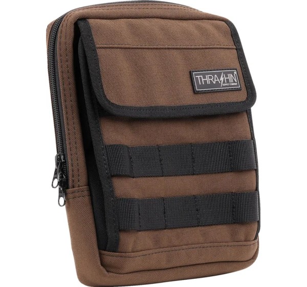 THRASHIN SUPPLY CO. Lenkertaschen - BAG HANDLEBAR TSC SLIM BROWN