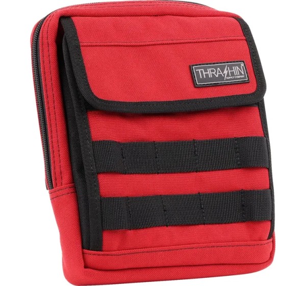 THRASHIN SUPPLY CO. Lenkertaschen - BAG HANDLEBAR TSC SLIM RED