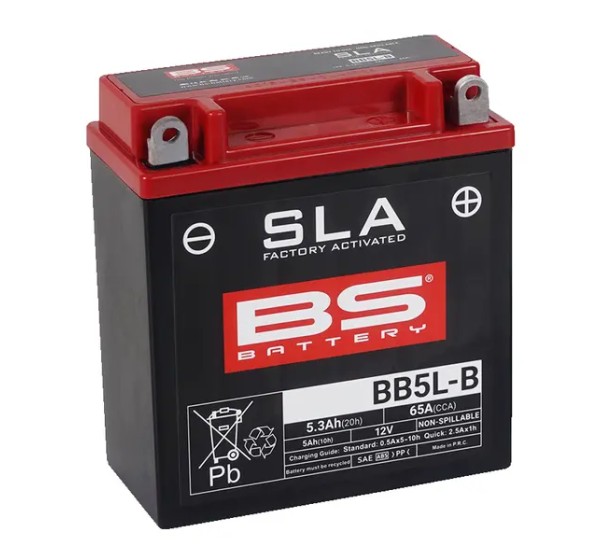 BS BATTERY Batterien für YAMAHA YBR 125 2005-2016