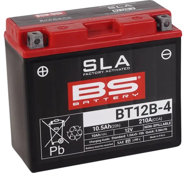 BS BATTERY Batterien für YAMAHA XVS 650 1997-2016