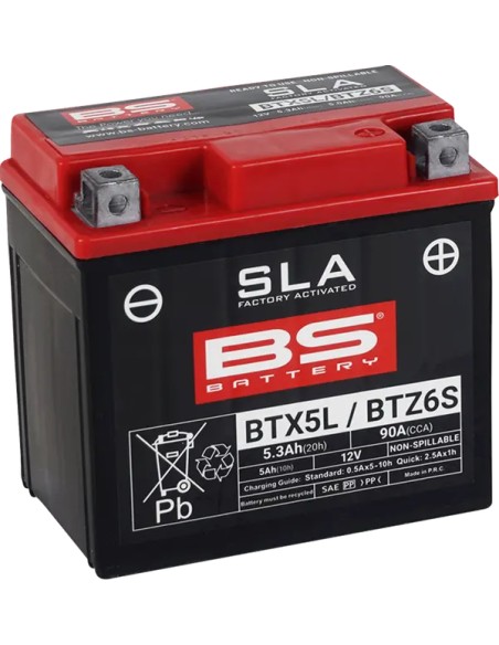 BS BATTERY Batterien für HONDA XR 250 R 1981-2004