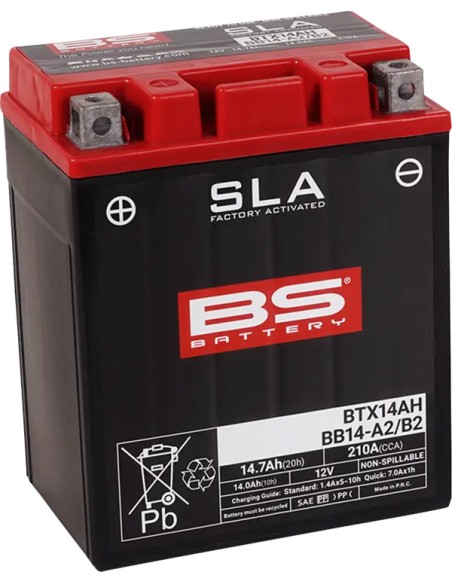 BS BATTERY Batterien für ARCTIC CAT (TEXTRON) 400 4X4 1998-2010
