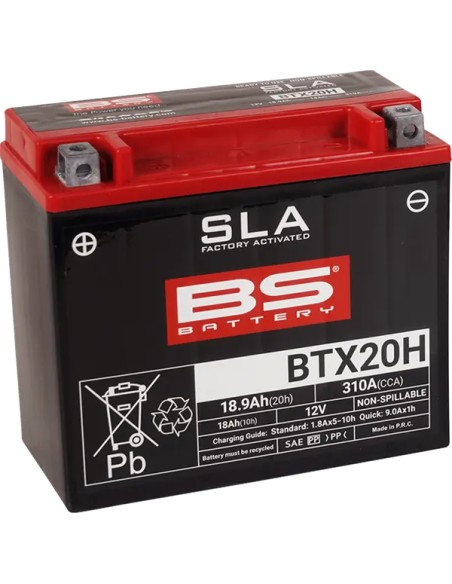BS BATTERY Batterien für Harley Davidson XLH 1200 1988-2003