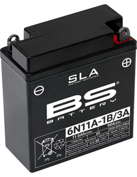 BS BATTERY Batterien für MZ TS 125 1973-1985