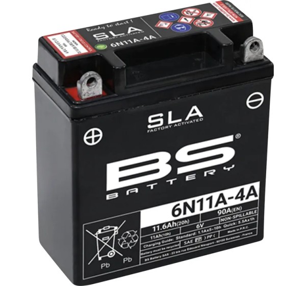 BS BATTERY Batterien - BATTERY BS 6N11A-4A SLA