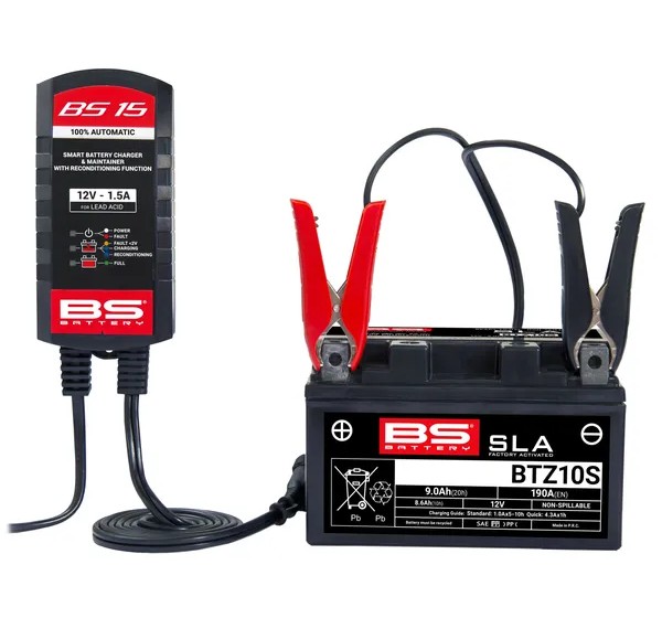 BS BATTERY Ladegeräte für KAWASAKI KLX 250 1979-2019