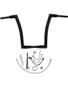 1-1/2" EZ Install Flat Top Lenker-Kit
