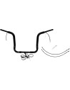 EZ Install Kabelgebundenes 1-1/2" Rundlenker-Kit