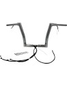 EZ Install Kabelsatz für 1-1/2" Flat Top Lenker