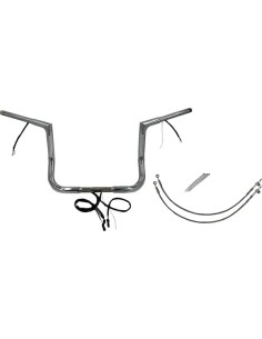 EZ Install Kabelbaum 1-1/4" Flat Top Lenker-Kit