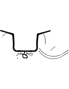 EZ Install Kabelbaum 1-1/4" Flat Top Lenker-Kit