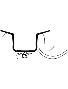 EZ Install Kabelbaum 1-1/4" Flat Top Lenker-Kit