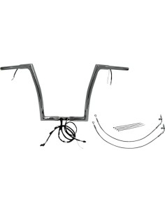 EZ Install Kabelbaum 1-1/4" Flat Top Lenker-Kit