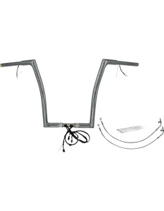 EZ Install Kabelbaum 1-1/4" Flat Top Lenker-Kit