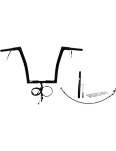EZ Install Kabelbaum 1-1/4" Flat Top Lenker-Kit