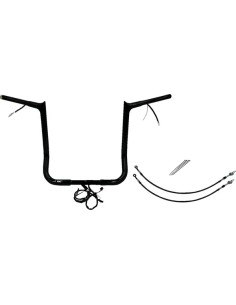 EZ Install Kabelgebundenes 1-1/4" Lenker-Kit mit spitzem...