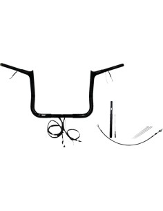 EZ Install Kabelgebundenes 1-1/4" Lenker-Kit mit spitzem...