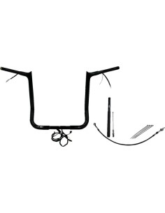 EZ Install Kabelgebundenes 1-1/4" Lenker-Kit mit spitzem...