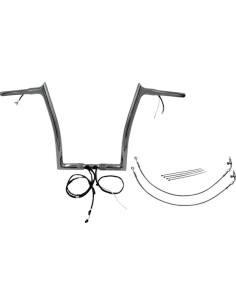 EZ Install Kabelgebundenes 1-1/4" Lenker-Kit mit spitzem...