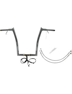 EZ Install Kabelgebundenes 1-1/4" Lenker-Kit mit spitzem...