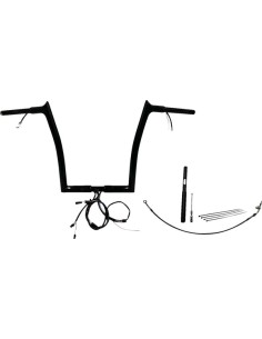 EZ Install Kabelgebundenes 1-1/4" Lenker-Kit mit spitzem...