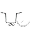 EZ Install Kabelgebundenes 1-1/2" Lenker-Kit mit Spitzem Top