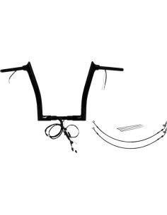 EZ Install Kabelgebundenes 1-1/2" Lenker-Kit mit Spitzem Top