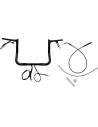 1-1/4" EZ Install Lenker mit spitzem Top
