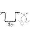 1-1/4" EZ Install Lenker mit rundem Top
