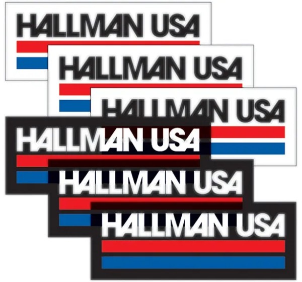 THOR-HALLMAN Dekorsätze & Aufkleber - DECAL HALLMAN USA 6PK