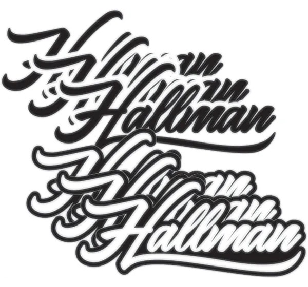 THOR-HALLMAN Dekorsätze & Aufkleber - DECAL HALLMAN ORIGNAL 6PK
