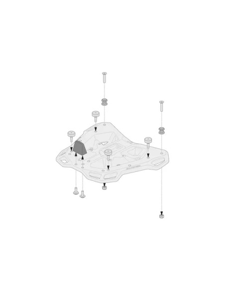 SW-MOTECH Montagematerial & Zubehör - Einbaubeispiel