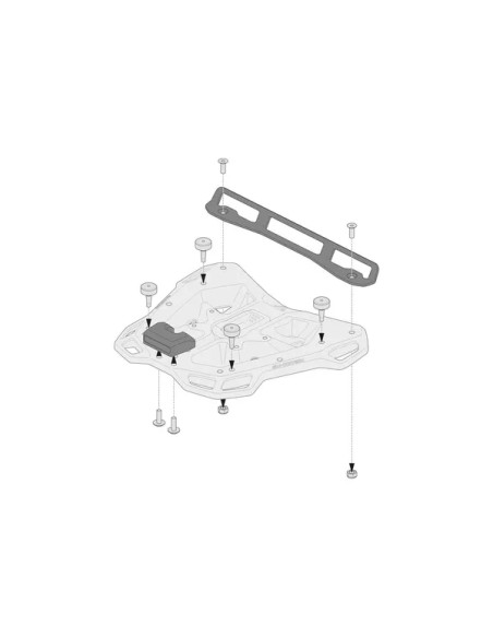 SW-MOTECH Montagematerial & Zubehör - Einbaubeispiel