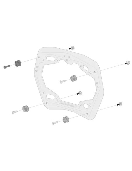 SW-MOTECH Gepäckträger & Transportvorrichtungen - Einbaubeispiel