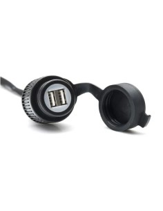 Doppelter USB-Ladeanschluss mit Kabelbaum