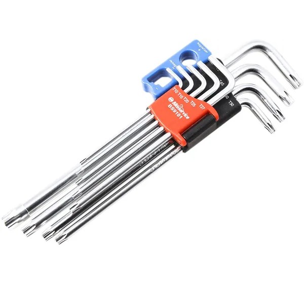 BIKESERVICE Tools - MAGNETIC TX-STAR KEY 9PC