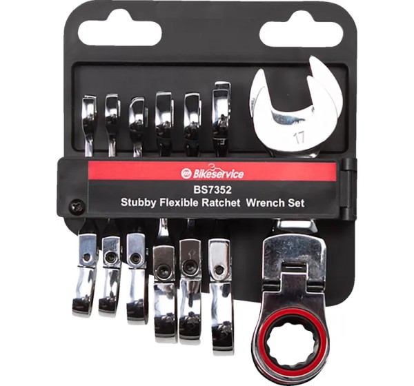 BIKESERVICE Tools - TOOL FLEXHEAD WRENCH 8PC
