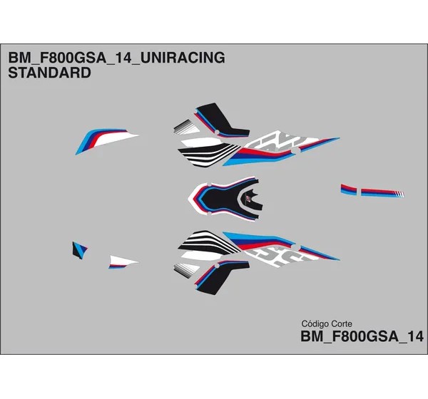 UNIRACING Dekorsätze & Aufkleber für BMW F 800 GS ABS 2014-2015