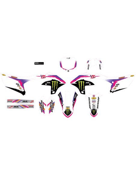D'COR VISUALS Dekorsätze & Aufkleber für YAMAHA YZ 450 F 2023-2025