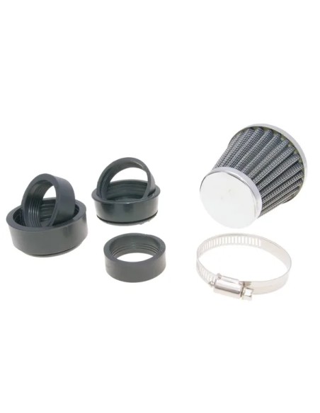 101 OCTANE Luftfilter & Reiniger - AIR FILTER POWER 35-48MM CHROM