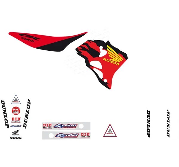 TECNOSEL Dekorsätze & Aufkleber für HONDA CR 125 R 1995-1997