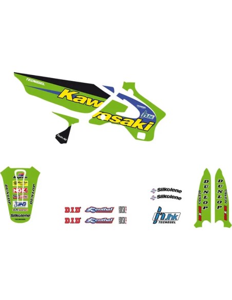 TECNOSEL Dekorsätze & Aufkleber für KAWASAKI KX 125 K 1994-1998