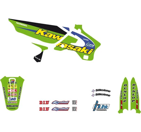 TECNOSEL Dekorsätze & Aufkleber für KAWASAKI KX 125 K 1994-1998