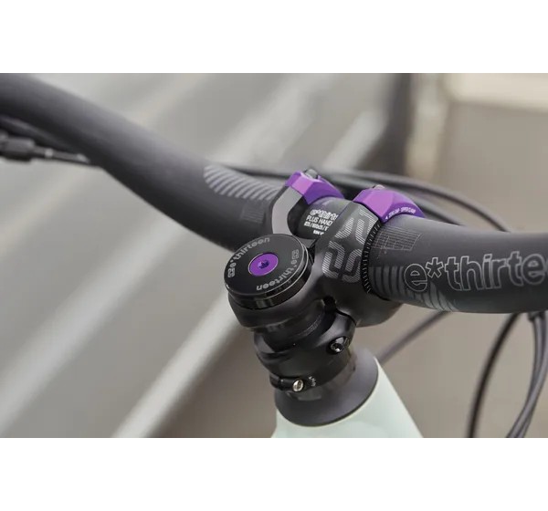 E*THIRTEEN Headsets - TOP CAP + HEADSET SPACER PURPL