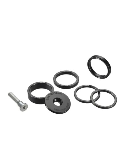 E*THIRTEEN Headsets - TOP CAP + HEADSET SPACER SILVE