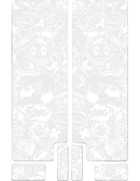 ALGIS Rahmenschutz - FORK DECAL WT COMIC MAT