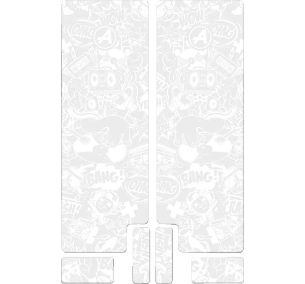 ALGIS Rahmenschutz - FORK DECAL WT COMIC MAT