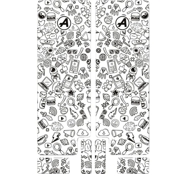 ALGIS Rahmenschutz - FORK DECAL BK ICON MAT